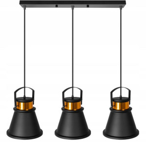 Lampa Sufitowa Wisząca LOFT MODERN ASTI AAA CZARNA