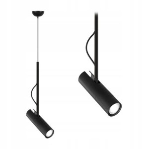 Lampa Wisząca Nowoczesna Black Gold Metal Led Gu10
