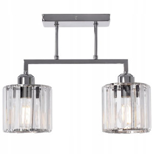 LAMPA WISZĄCA Kryształ Metal GLAMOUR CHROME