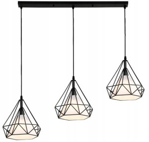 Lampa Sufitowa Wisząca W Stylu Loft Bello 3x E27