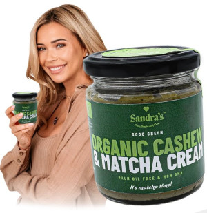 Sandra's Bio Krem Cashew & Matcha 200g