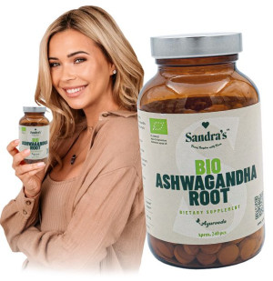 Sandra's BIO ASHWAGANDHA ROOT 240 kapsułek