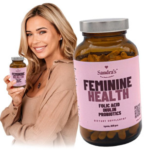 Sandra's FEMININE HEALTH KWAS FOLIOWY 160 kapsułek