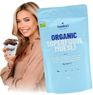 Sandra's Naturalna BIO Granola Musli Płatki