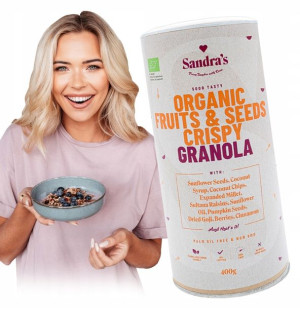 Sandra's Naturalna BIO Granola Musli Płatki Owoce