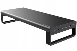 Podstawa Monitora Vaydeer Stand Power 4Xusb 3.0 Czarny