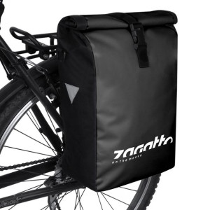 Sakwa rowerowa boczna na bagażnik, czarna ZG735