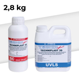 Żywica 2,8kg Techniplast 3d - Uvls + Techniplast 3d- Sc Techniart