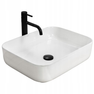 Umywalka Ceramiczna Nablatowa DEMI SLIM -REA