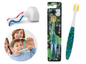 Szczoteczka Better Toothbrush dla dzieci - dinozaury