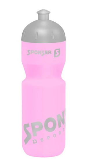 Bidon SPONSER NET pink transparent / silver 750 ml (NEW)