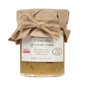 Powidła z gruszki bez cukru 220g Homemade by Janka