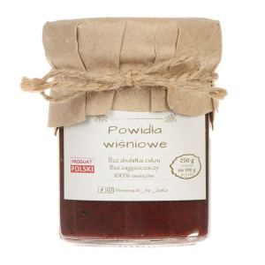 Powidła z wiśni bez cukru 220g Homemade by Janka