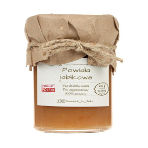 Powidła z jabłek bez cukru 220g Homemade by Janka
