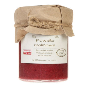 Powidła z malin bez cukru 220g Homemade by Janka