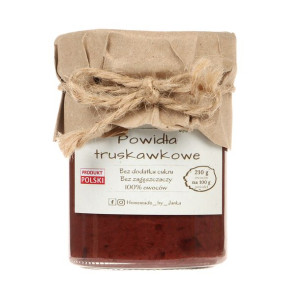 Powidła z truskawek bez cukru 220g Homemade by Janka