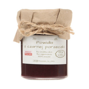 Powidła z czarnej porzeczki bez cukru 220g Homemade by Janka