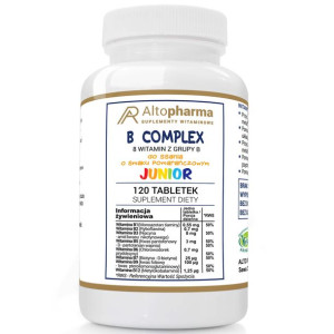 ALTO PHARMA Witamina B Complex Junior Do Ssania 120 tab.