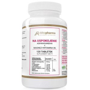 ALTO PHARMA Ashwaganda Magnez Witamina B6 120 tab.
