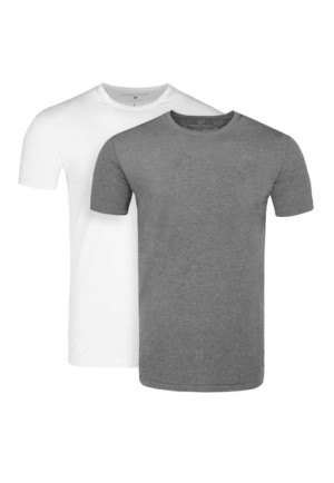 Bawełniany t-shirt męski w dwupaku T-CLONE XXL