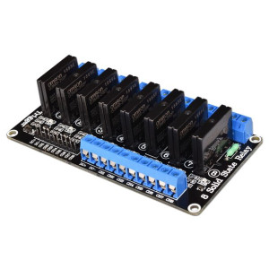 Przekaźnik ELEKTRONICZNY SSR 8-kanałów 5V Arduino półprzewodnikowy
