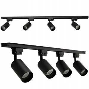Oświetlenie Szynowe Szyna 1m 4x Reflektor LED GU10