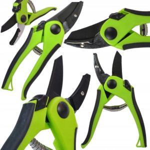Sekator Ogrodowy Kowadełkowy Ręczny Krzewów 200mm