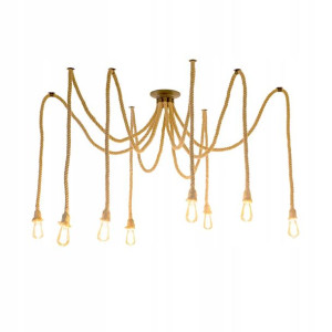 Lampa Sufitowa Wisząca Żyrandol Pająk 8xe27 Spider
