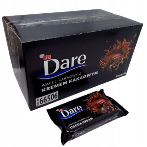 Wafelek Kakaowy Dare Z Kremem Kakaowym 40g X 24szt