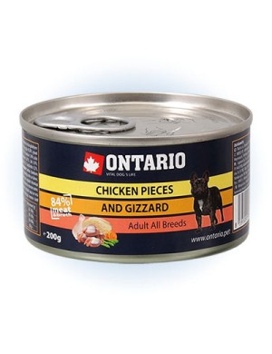 Ontario Karma Mokra Dla Psa Kurczak+żołądki 200g