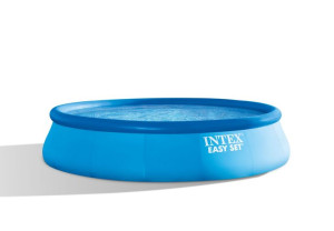 Intex Easy Set Pool Set With Filter Pump, Safety Ladder, Ground Cloth,