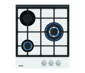 Simfer Hob H4.305.hgsbb Gas On Glass, Number Of Burners/cooking Zones 3,