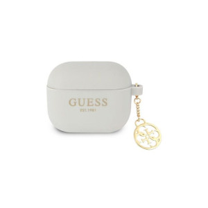 Guess Etui Do Airpods 3 Gua3Lsc4Eg Szare Logo 4G Charm