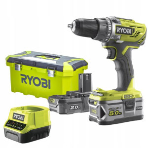 Ryobi R18dd3-252t Wiertarka Wkrętarka 18v 2ah +5ah
