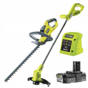 Ryobi Podkaszarka +nożyce Do Żywopłotu Aku +2ah