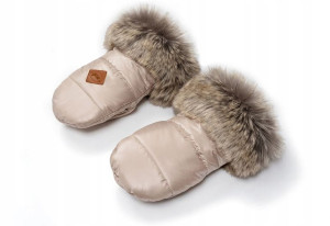 Rękawice do wózka Eskimos, Glik, Latte