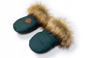 Rękawice do wózka Eskimos, Glik, Szmaragdowe