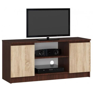 Szafka Rtv 120 Cm 2d 1p - Wenge-sonoma