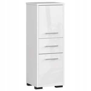 Szafka Łazienkowa Fin 2d 1sz 30cm Biały Połysk *pl