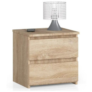 Szafka Nocna Komoda Stolik Cl2 40cm 2sz Dąb Sonoma