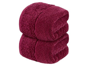 Ręcznik 2-pack Bordowy 30x50cm Livarno Home