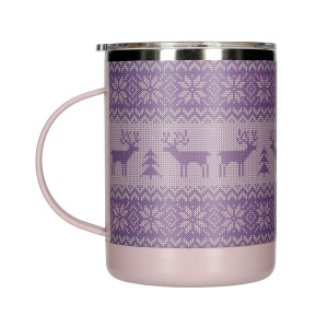 Asobu - Ultimate Coffee Mug Różowy Sweter - Kubek termiczny 360ml