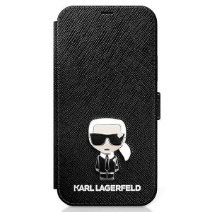 Karl Lagerfeld Etui Do Iphone 12 Mini 5,4" Klflbkp12Sikmsbk Czarne