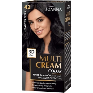 Multi Cream Farba do Włosów Hebanowa Czerń 42