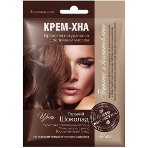 Kremowa Henna Irańska z Olejami Gorzka Czekolada