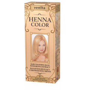 Henna Balsam Koloryzujący Włosy 1 Słoneczny Blond