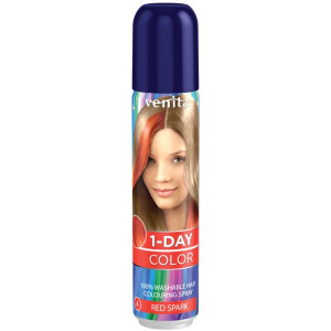 Spray do Włosów 1 Day Color 4 Czerwona Iskra 50ml