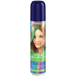 Spray do Włosów 1 Day Color 3 Wiosenna Zieleń 50ml