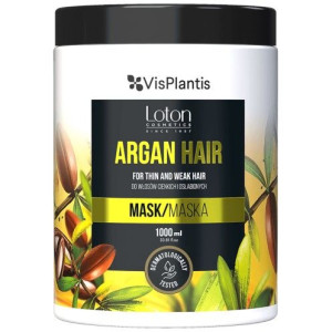 Loton Maska Włosy Cienkie Osłabione Argan 1000 ml
