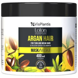 Loton Maska Włosy Cienkie Osłabione Argan 400 ml